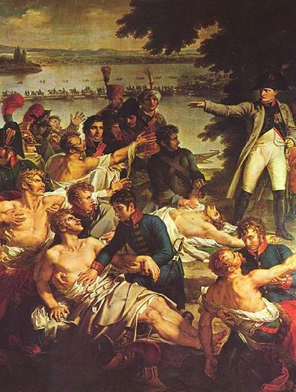 Charles Meynier Napoleons Ruckkehr auf die Insel Lobau am 23. Mai 1809 oil painting image